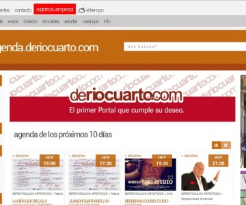 AGENDA.DERIOCUARTO.COM en Rio Cuarto